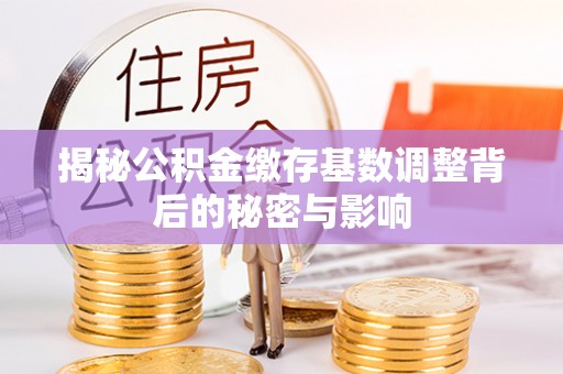 凉州揭秘公积金缴存基数调整背后的秘密与影响